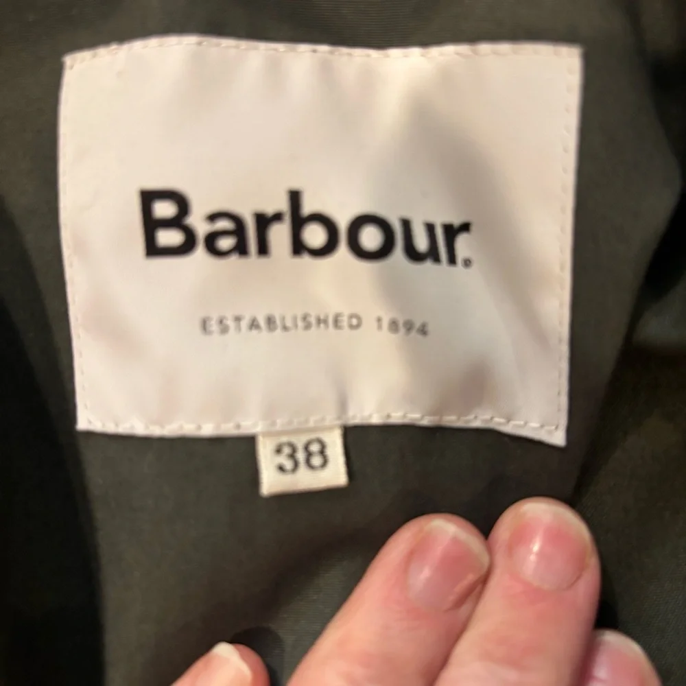 Barbour White Label Casual Urban Trench Jacket,size 38,Olive/Sage Green,Modern - Picture 7 of 14